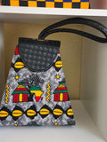Copy of Copy of Copy of Copy of Copy of Copy of Copy of Ankara and Leather Clutch Bag