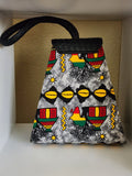 Copy of Copy of Copy of Copy of Copy of Copy of Copy of Ankara and Leather Clutch Bag