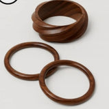 Set of 3 Wood Vibes Bracelets