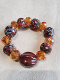 Womens Krobo Beads Bracelet