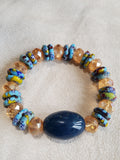 Unisex Krobo Stone Bracelet