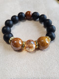 Unisex Krobo Stone Bracelet