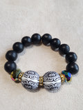 Unisex Krobo Stone Bracelet