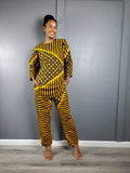 She Boss Afro Pants Suits