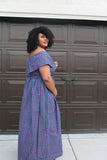 Mawusi One Shoulder Maxi Dress