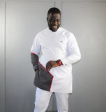 White Stripe Custom Suit